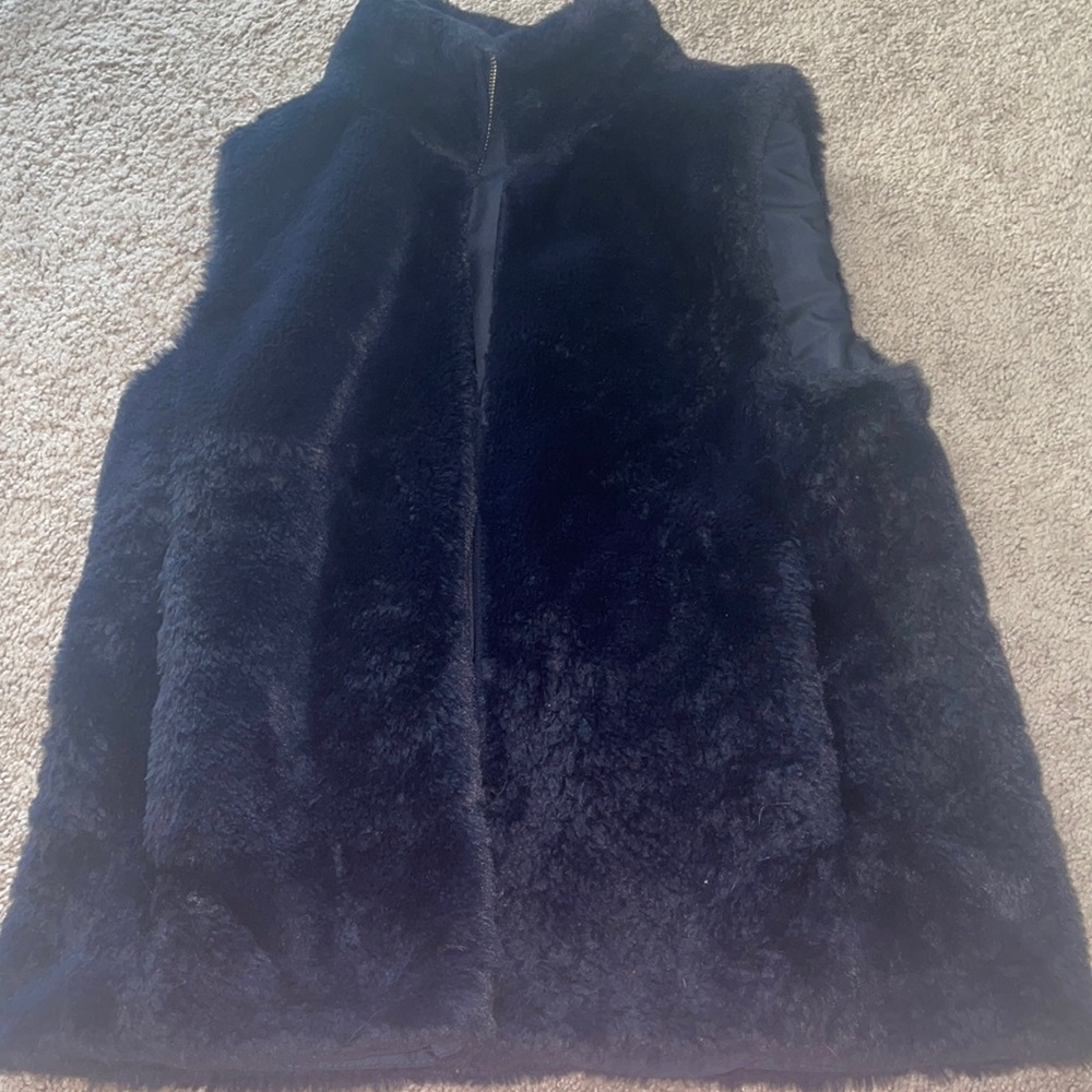 J Crew Faux Fur Vest
